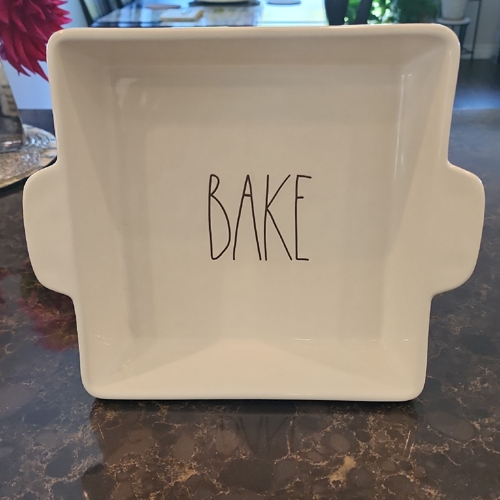 Rae Dunn Cream Ceramic Bakeware
